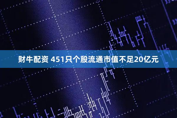 财牛配资 451只个股流通市值不足20亿元