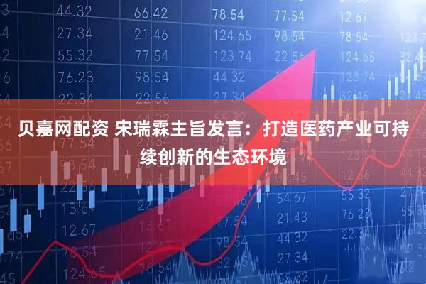 贝嘉网配资 宋瑞霖主旨发言：打造医药产业可持续创新的生态环境